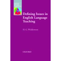 A.L:DEFINING ISSUES IN ENGLISH LANG. TEACH.