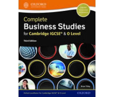 COMPLETE BUSINESS STUDIES FOR CAMBR.IGCSE & O LEVEL SB. 3ED.